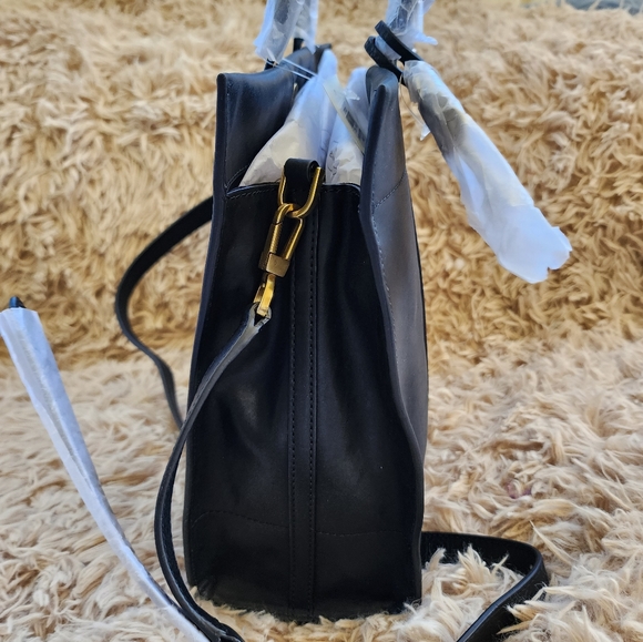 Fossil carmen shopper crossbody Tote black